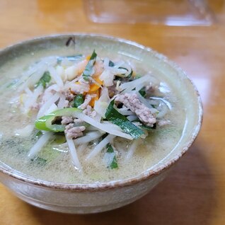 簡単！スープから作る野菜みそラーメン